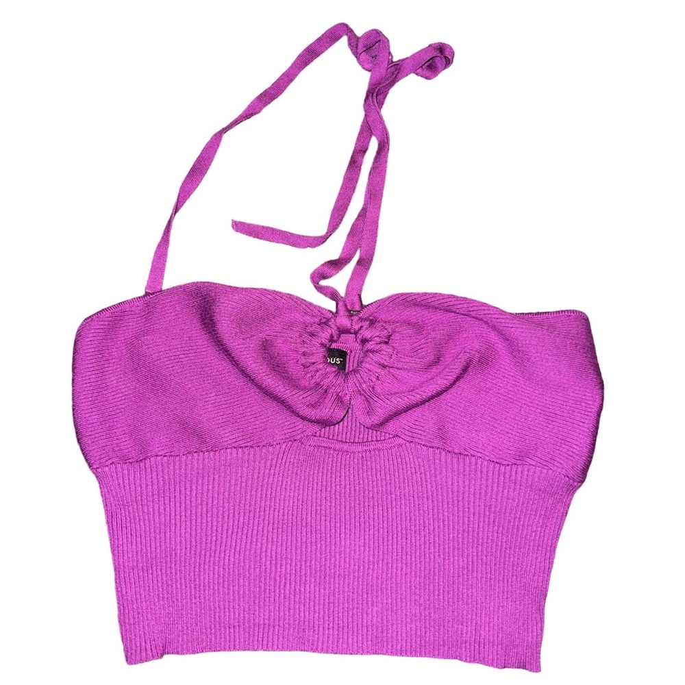 Purple Halter Top